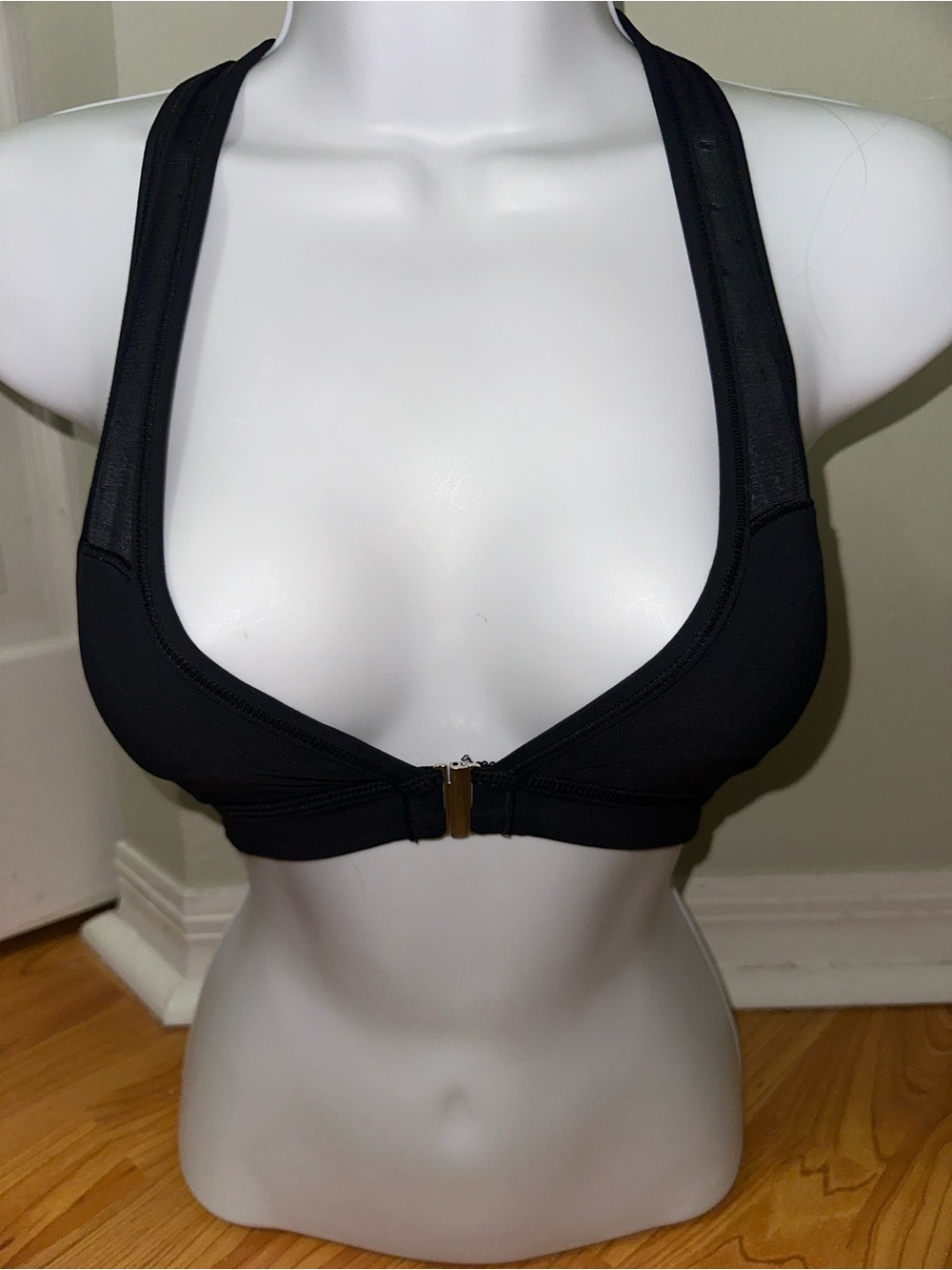 Black Front-Zip Sports Bralette - Women sports bra Lululemon